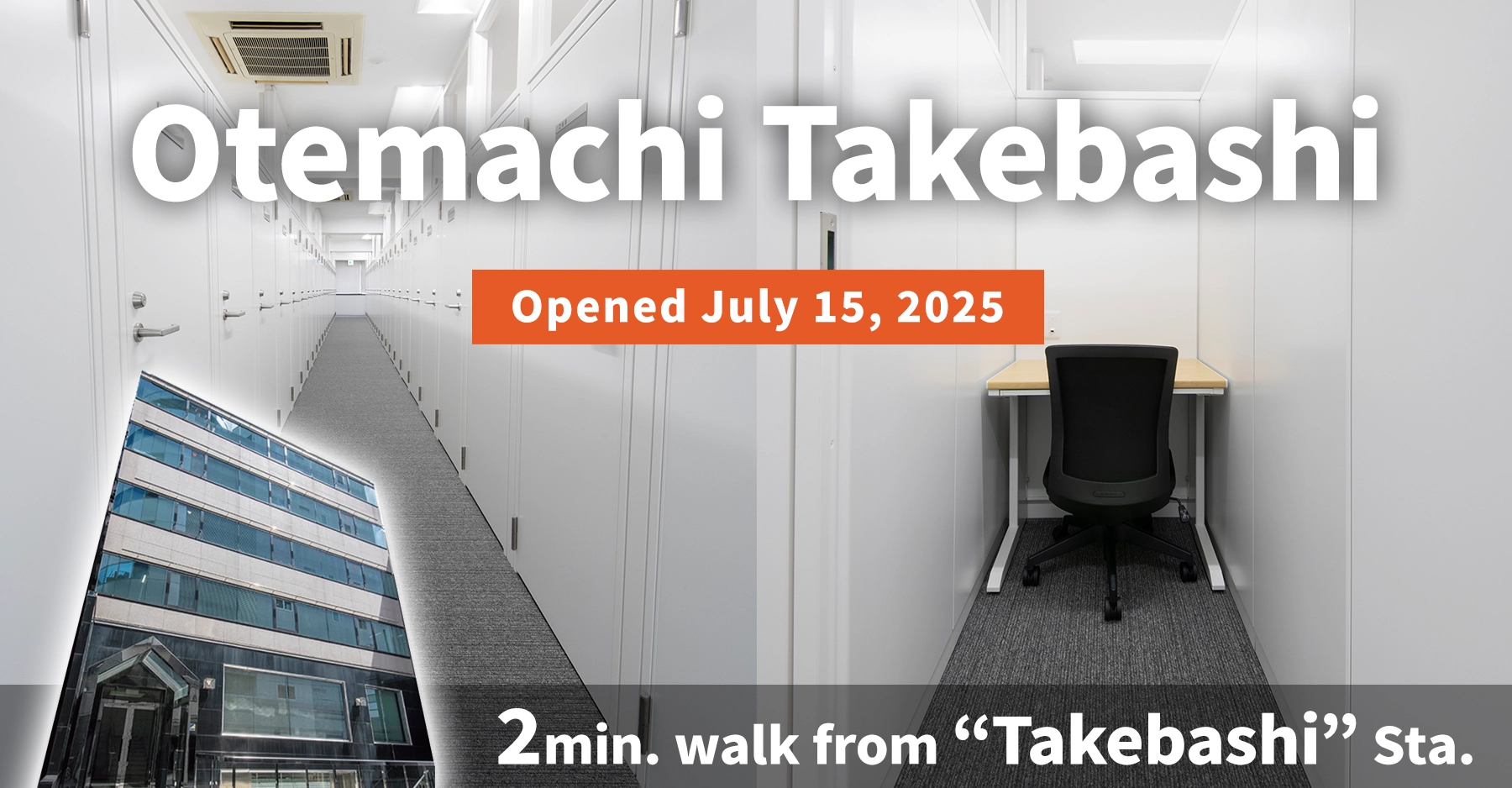 TENSHO OFFICE Otemachi Takebashi│2minutes walk from Takebashi Station,Monthly Fee from 29,700yen~