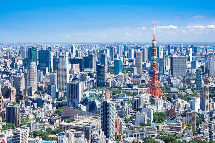 TokyoTower and building