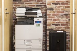 Copy machine and shredder