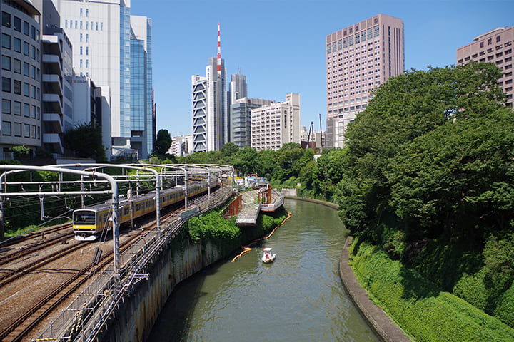 Kanda River and Sobu Line