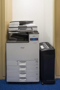 Copy machine and shredder