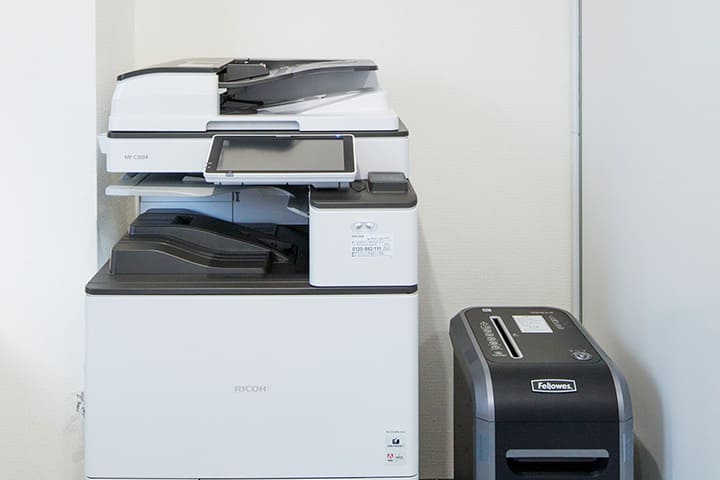 Copy machine and shredder