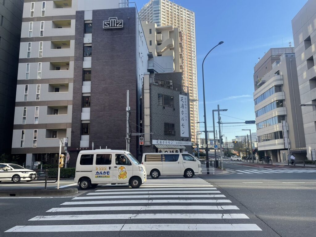 Shibaura hormone and pedestrian crossing