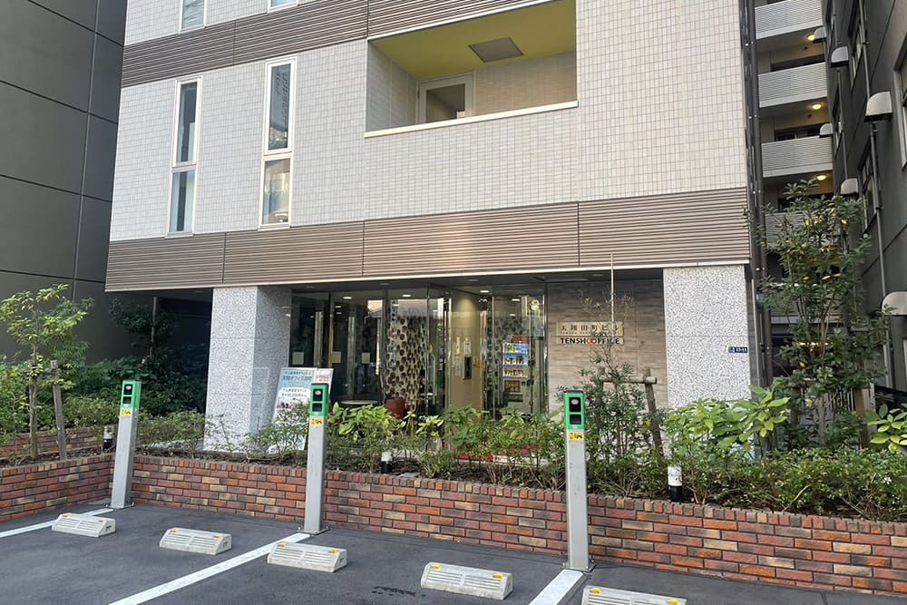 Exterior view of the building - Tensho Office Tamachi