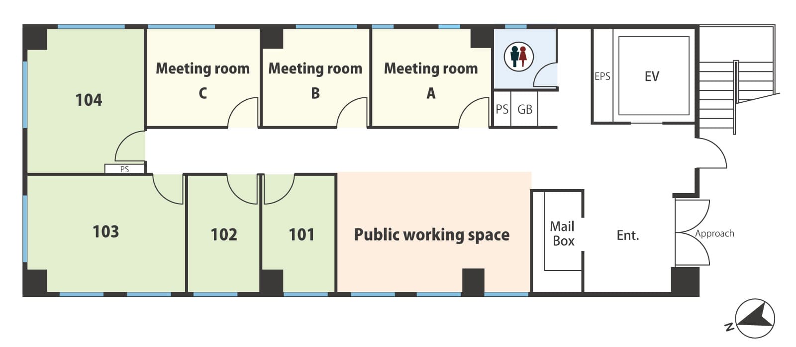 1st floor - TENSHO OFFICE Ikebukuro Nishiguchi