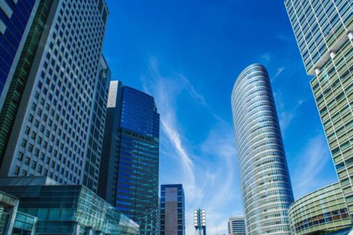 Skyscrapers in front of Shinagawa Station