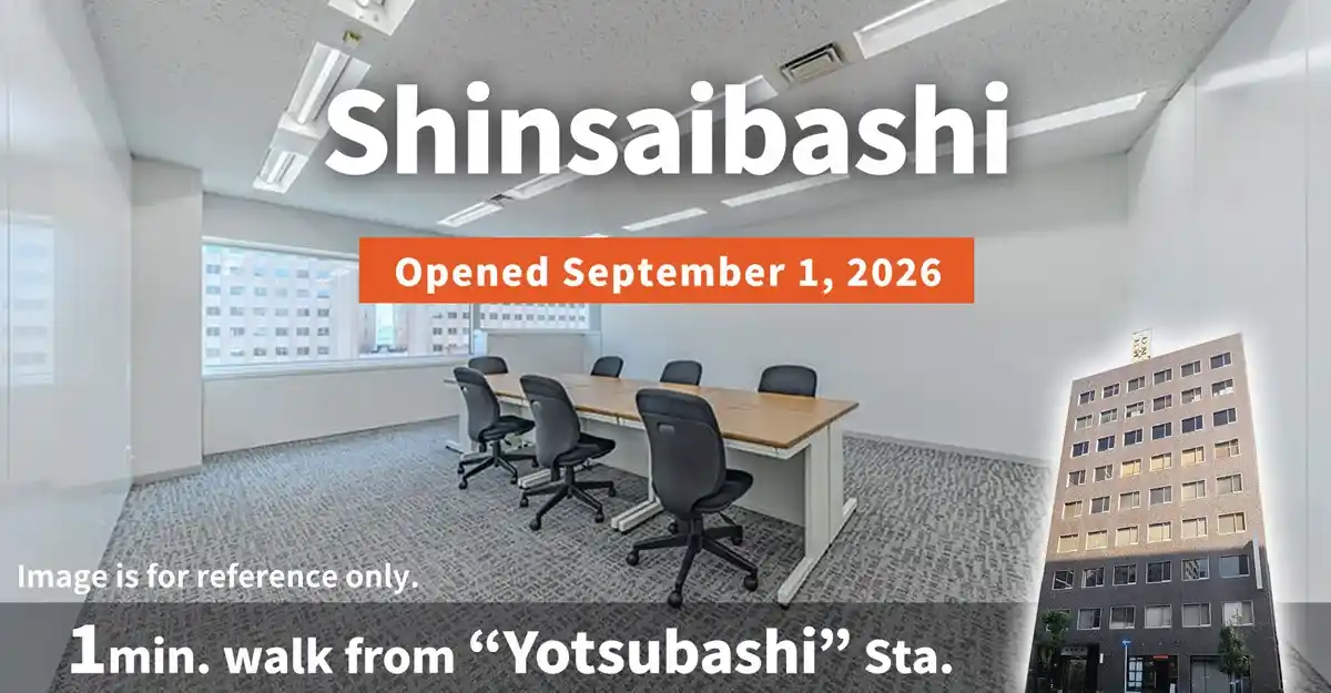 TENSHO OFFICE Shinsaibashi│1minutes walk from Yotsubashi Station,Monthly Fee from 22,000yen~