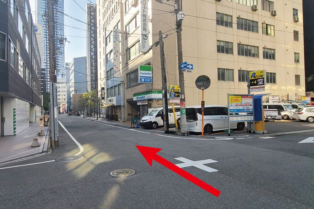 Koreibashi 4-chome intersection.