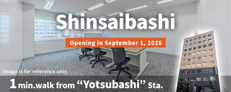 TENSHO OFFICE Shinsaibashi│1minutes walk from Yotsubashi Station,Monthly Fee from 25,300yen~