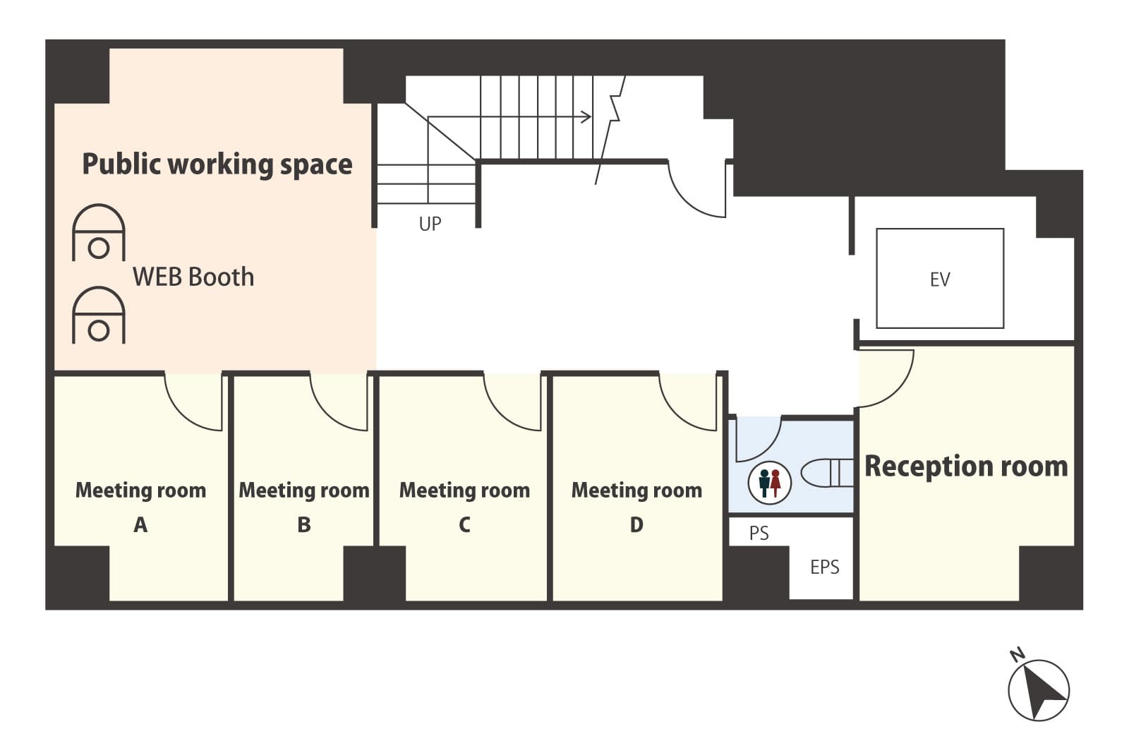 Shimbashi Akarenga-st Floor Plan B1F