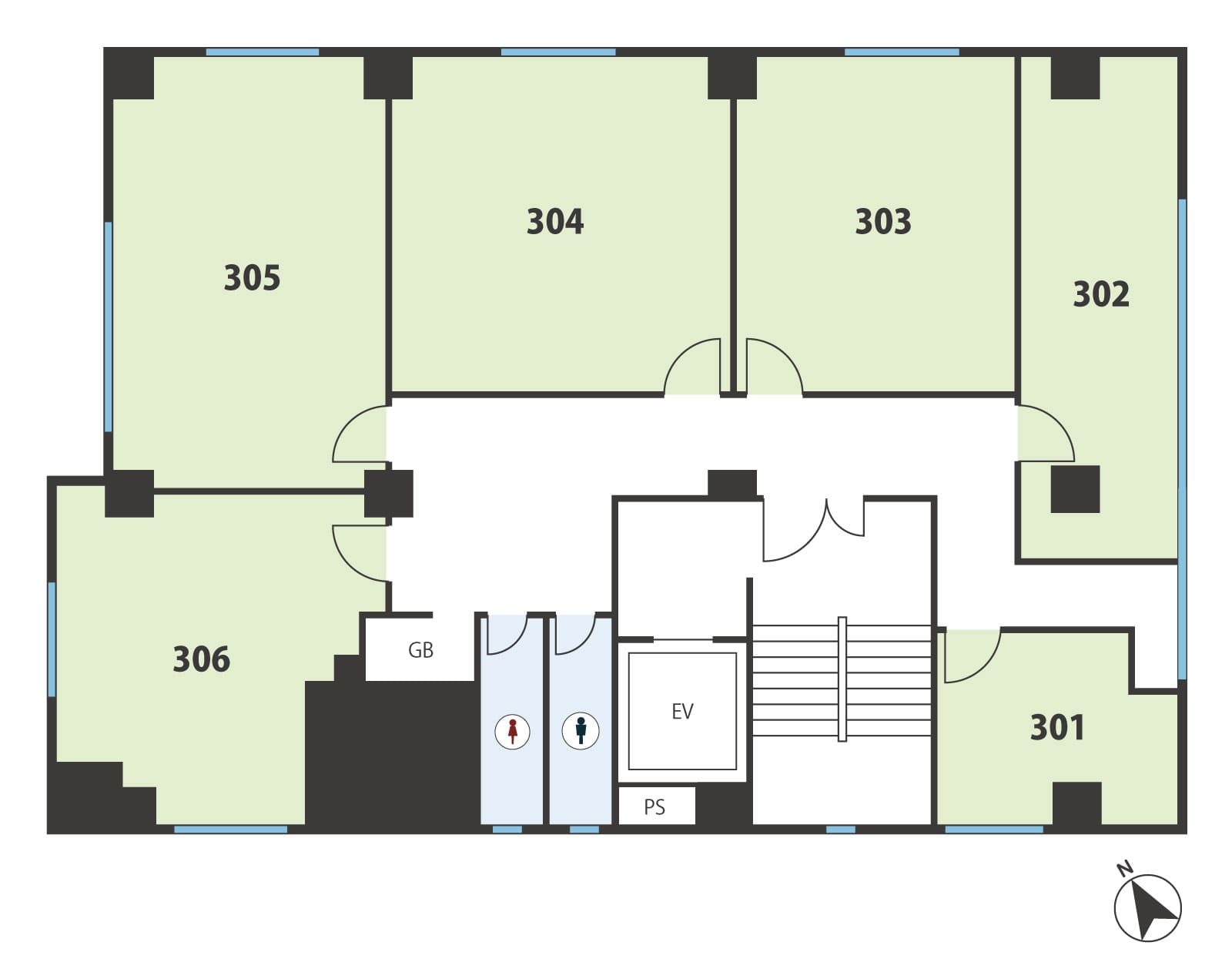 3rd floor - TENSHO OFFICE Shimbashi ANNEX