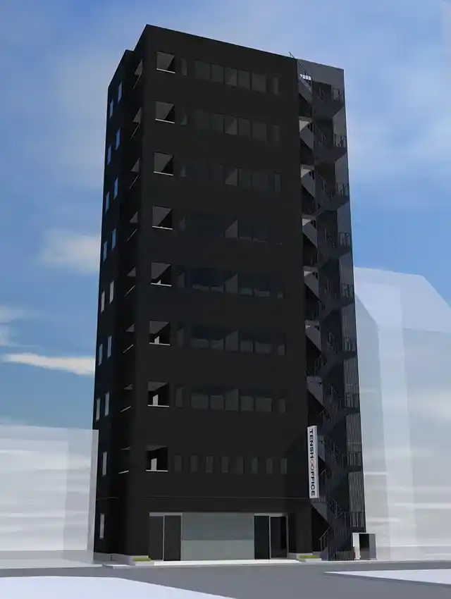 Rendering of Tensho Office Hatchobori (tentative)