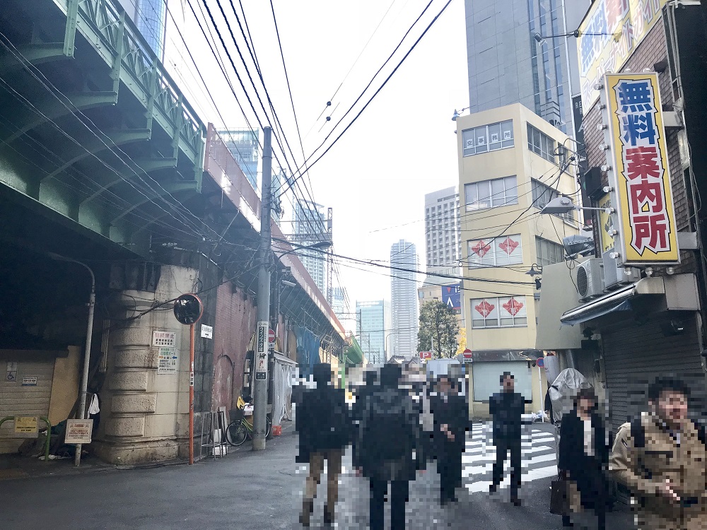 新橋駅の高架下