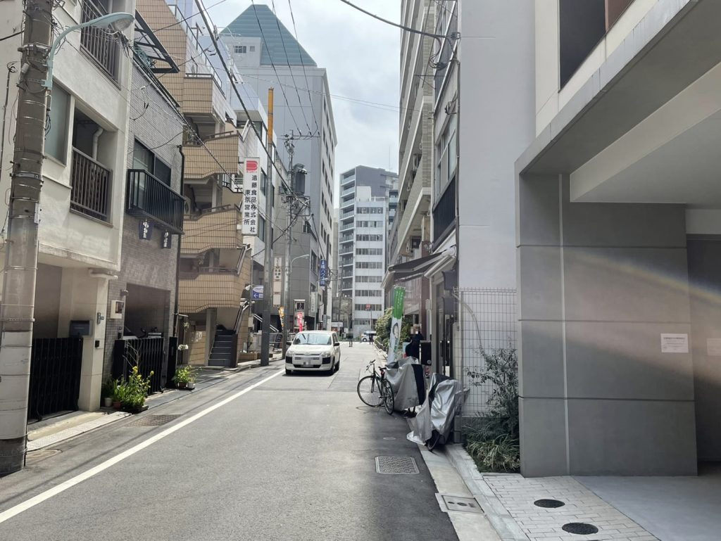 日本橋オフィス付近の路地