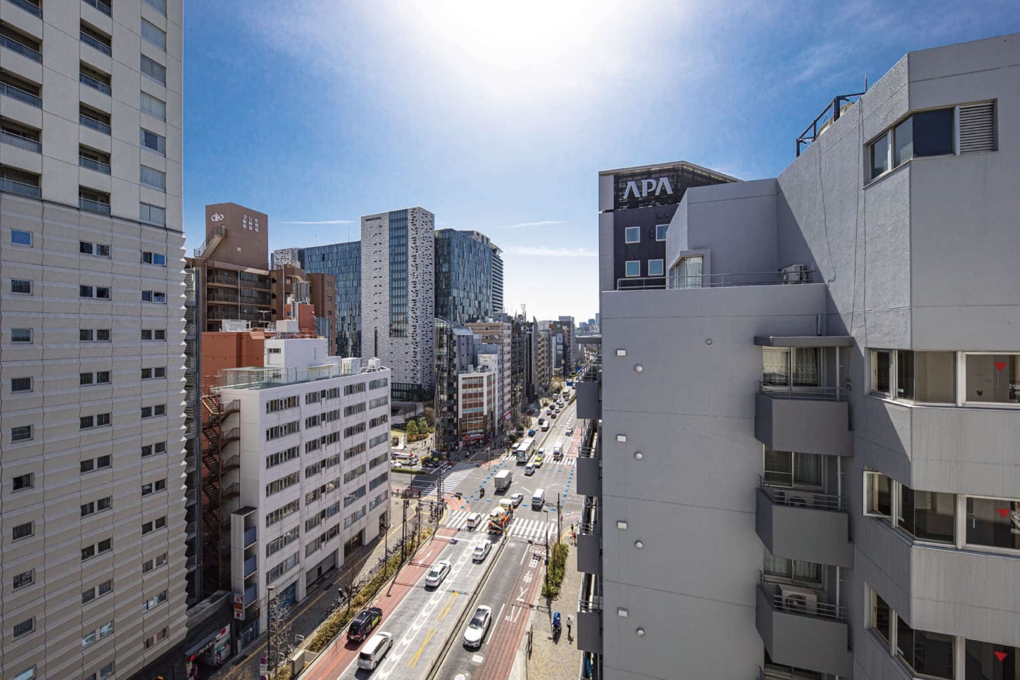 20-30名用窓付き完全個室オフィスからの眺望ー天翔オフィス東新宿