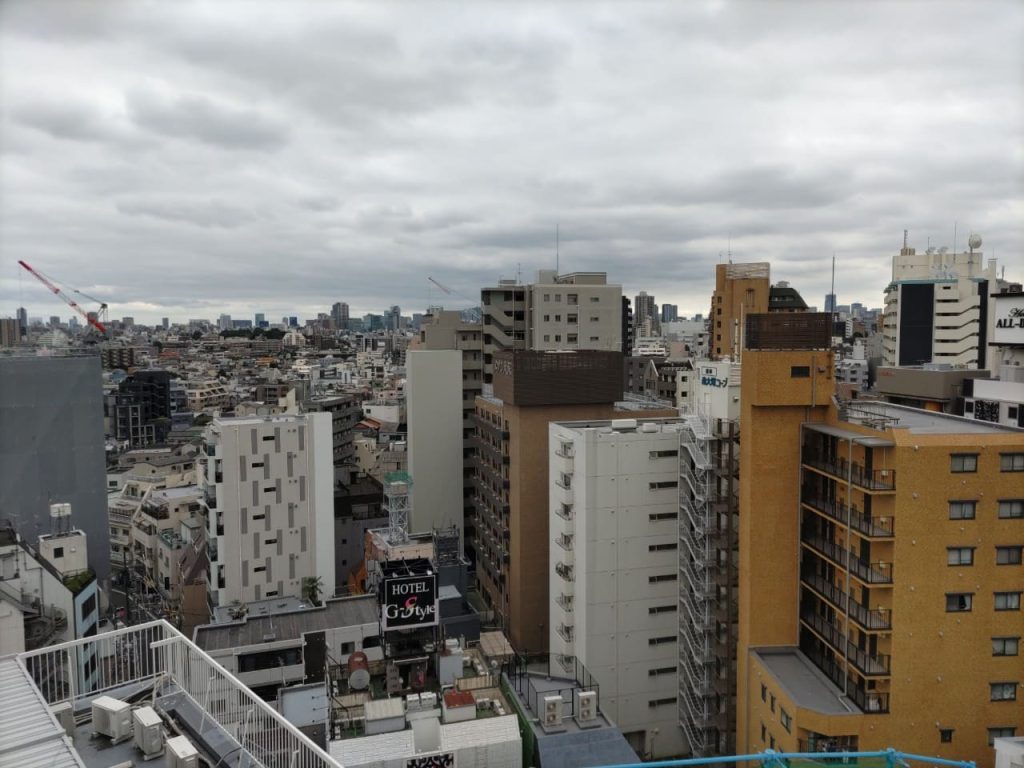 大塚のビル群-天翔オフィス大塚13階からの眺望