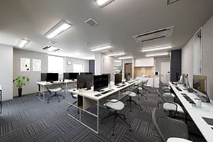 天翔オフィス東新宿9・10階オフィス家具イメージ