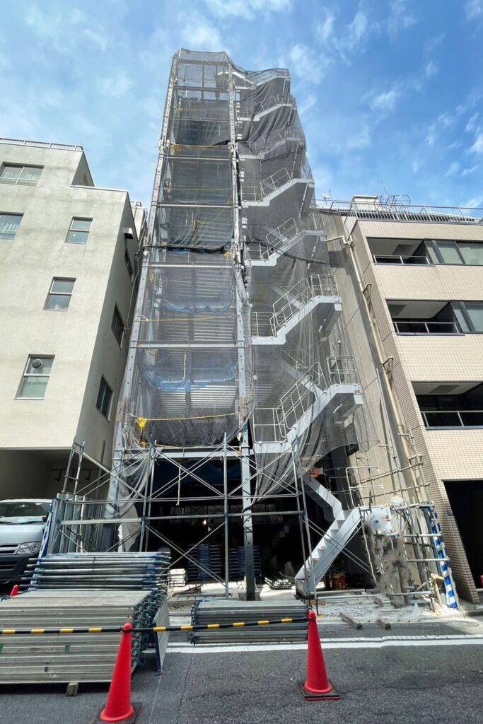 天翔オフィス日本橋茅場町_工事中の裏側