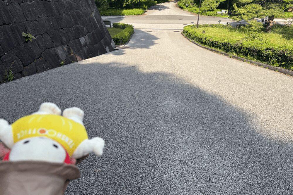 汐見坂、てんしょうくんぬい滑れそう