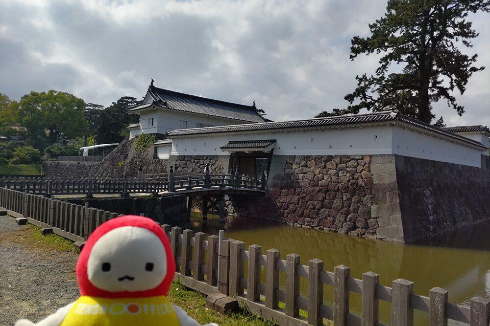 小田原城の銅門枡形内仕切門とてんしょうくんぬい
