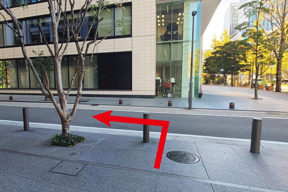 地上に出たときの光景。