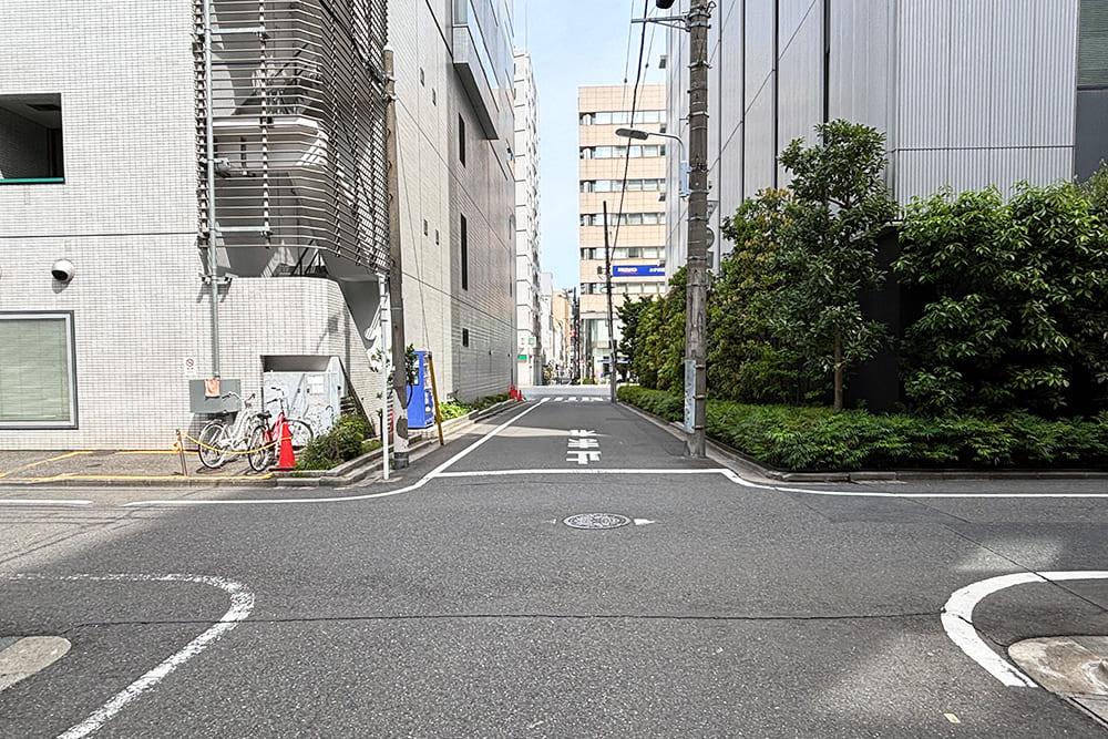 上野1丁目の交差点。